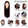 Mannequin Head Human Hair, Beauty Star Doll Head for Practice Hair Styling, 80% Real Hair Cosmetology Makeup Hairdressing Training Manicanequin Head with Clamp Stand + DIY Braiding Set