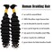 Deep Wave Braiding Hair 16 Inch No Weft Deep Wave Bundles Human Hair 100g 1Pack/2 Bundles 100% Unprocessed Human Braiding hair Deep Wave Bulk Human Hair for Braiding