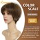 QUEENTAS Short Hair Wigs for Women Brown Pixie Bob Wig Pixie Cut Wig for Women Synthetic Hair Wigs with Bangs Daily or Cosplay (Dark Brown Highlingt Blonde)