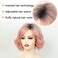 TISHINING Short Ombre Pink Wavy Bob Wigs for White Women Chin Length Pink Curly Bob Wig with Bangs Heat Synthetic Natural Looking Daily Cosplay Wig