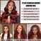 13x6 Reddish Brown Lace Front Wigs Human Hair 180 Density Body Wave Frontal Wigs for Black Women Auburn Copper Red Glueless Body Wave Lace Front Wig Human Hair Pre Plucked with Baby Hair 26 Inch
