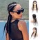 5 Twist Braids Lace Front Wigs Synthetic Braided Lace Front Wig Black Color with Baby Hair Heat Resistant Fiber Wig for Drag Queen (26 Inch, 5backcolor/lace front wig)