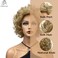 Wiginway Short Curly Wavy Blonde Wigs for Women Heat Resistant Synthetic Hair Natural Looking Fashion Wigs