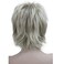 Wiginway Women's Wig Ombre blonde BFluffy Short Straight Layered Hair Synthetic Full Wigs