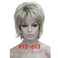 Wiginway Women's Wig Ombre blonde BFluffy Short Straight Layered Hair Synthetic Full Wigs
