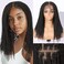 WIGNEE Braided Wigs For Black Women Full Double Lace Knotless Braided Wigs For Black Women Twist Braided Wig with Baby Hair Light Weight Box Braid Wig Braided Wigs for Daily Use(Brown Black)