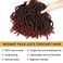 WIGNEE Faux Locs Crochet Hair 8 Inches Soft Locs Pre-Looped Short Faux Locs Crochet Hair For Black Women Crochet Braids(6Packs, 8 Inches, 1B/350)
