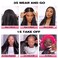 5x6 Ready To Wear Glueless Wig for Beginners, Straight Lace Front Glueless Wigs Human Hair Pre Plucked Pre Cut, 15A Hd Lace Closure Wigs Human Hair 28 Inch