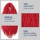 20 Inch Red Wool Dreadlock Extensions Double Ended 20 Strands 0.6cm Dreadlocks for Women Soft&amp;Lightweight Double Ended Wool Dreads Stylish &amp; Durable Dreads Extensions