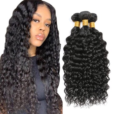 Kinky Curly Human Hair Bundles 22 24 26 Inch Natural Black Color 8A Grade Unprocessed Brazilian Virgin Remy Hair Weave Kinky Curly Bundles Human Hair Extensions for Black Women