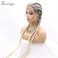 Xiweiya Ombre Blonde Lace Front Wigs Long 36 Inch French Braid Hair Black Women,100% Hand Crochet Box Braids Wig Cap with 4X Twist Braids with Baby Hair Afro Braids Wig