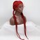 xiweiya Long Red Braided Wig 4xTwist Braids Hand-Braided Box Braid Wigs with Baby Hair Dutch Braids Red Lace Frontal Wigs Cornrow Braids Wigs 36inch Red French Braiding wig for Women Cosplay