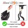 Xtrend Pre Looped Micro Brazilian Kinky Curly Crochet Hair 8 Packs 18 Inch Ombre Brown Micro Curly Braiding Hair Extensions Synthetic Deep Wave For Mini Senegalese Twist Hair (30 Strands/Pack，T30#)