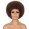 G&amp;T Wig 70s Afro Wigs for Black Women, Dark Brown Afro Puff Wigs Bouncy and Soft Natural Looking Full Wigs for Daily Party Cosplay Costume(Dark Brown)