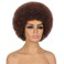 G&amp;T Wig 70s Afro Wigs for Black Women, Dark Brown Afro Puff Wigs Bouncy and Soft Natural Looking Full Wigs for Daily Party Cosplay Costume(Dark Brown)