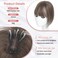 YAMI Hair Toppers for Women Real Human Hair Toppers for Women with Thinning Hair Topper with Bangs Hair Toppers for Women Hair Pieces for Women (Dark Ashy Brown)