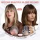 YAMI Hair Toppers for Women Real Human Hair Toppers for Women with Thinning Hair Topper with Bangs Hair Toppers for Women Hair Pieces for Women (Dark Ashy Brown)