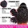 Yavida Water Wave Human Hair Bundles Wet and Wavy Human Hair Weave Bundles Brazilian Bundles Human Hair Unprocessed Remy Human Hair Water Wave Bundles 10 12 14 Inch, Natural Black
