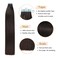 YILITE Invisible Tape In Hair Extensions Human Hair #1B Off Black 20 inches 20pcs 50g Hair Extensions Tape In Seamless Thick Ends Black Tape In Extensions Real Human Hair Skin Weft Hair Tape