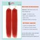 Micro Link Human Hair Extensions Micro Ring Loop Remy Hairpieces Cold Fusion Micro Beads Pre-Looped Straight Hair Bright Red 16inch 100strands per pack