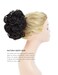 Yamel Messy Bun Scrunchie Chignon Hairpiece Updo Curly Bun Extension Combs in Messy Bun Hair Piece for Women Dark Brown