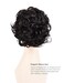 Yamel Messy Bun Scrunchie Chignon Hairpiece Updo Curly Bun Extension Combs in Messy Bun Hair Piece for Women Dark Brown