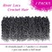 Goddess Locs Crochet Hair 10 Inch 7 Packs Ombre Grey Boho Faux Locs Crochet Hair for Black Women Pre Looped Crochet Locs with Curly Ends (1B/Gray)