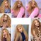 27 Bundles Human Hair Honey Blonde Curly Bundles Human Hair 8A Grade Unprocessed Brazilian Virgin Hair 3 Bundles 16 18 20 Inch Color 27 Kinky Curly Bundles