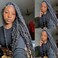 ZRQ Butterfly Locs Crochet Hair 18 Inch 6 Packs Pre Looped Distressed Crochet Braids Most Natural Hair Extension for Black Women (18 Inch,1B)