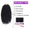 ZRQ 14 Inch Marley Braiding Hair For Faux Locs, 8 Packs Synthetic Marley Hair Crochet Braids, Afro Twist Marley Hair Extensions (1B#,8 Packs)