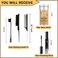 5 Pcs Hair Wax Stick for Flyaways Edge Control Slick - Styling Tools Includes , Finishing , Comb, Gel for Fly Away for Women