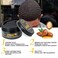 Strong Hold Wave Pomade for Men, Easy Wash 360 Wave Training Hair Cream Grease Promotes Layered Waves, Moisture, Silky Shine, Brush and Durag Cap Set (Blue)