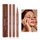 Freckle Pen, Fake Freckles Pen for Natural Sunkissed Makeup,Faux Face Freckle Pens Waterproof and Long Lasting,Soft Sopt Freckle Pens,2PACK(#02 Reddish Brown)