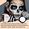 UCANBE White Pressed Setting Powder for Special Effects &amp; Halloween Makeup, Translucent Matte Finishing Powder, Baking White Face Powder for Long Lasting Coverage, Portable Compact