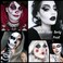 White Foundation Goth makeup,Full Coverage color changing foundation,liquid,creamy, waterproof, long-lasting makeup for Goth Clown Make up, Daily,Cosplay, Dramatic, Halloween Makeup