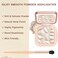 Mysense Face Highlighter Makeup Palette with Mirror &amp; Brush, Highlighting Shimmer Powder Face Illuminator Makeup, Natural Glow Finish, Iluminadores De Maquillaje - Sun Glow