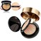 zeesea 2 in 1 Cushion Foundation,Makeup Double Layer Cushion BB Cream &amp;Setting Powder for Oil Control,Tinted Moisturizer,Long-lasting, lvory, 0.32 + 0.18oz (9g + 5g)