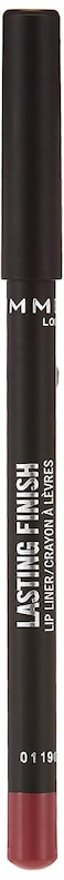 Rimmel Lasting Finish 8HR Soft Lip Liner Pencil - Vibrant, Blendable Formula to Lock Lipstick in Place for 8 Hours - 215 Ms.Mauve, .04oz
