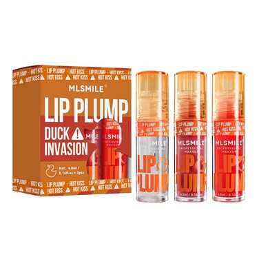 Lip Plump Duck Invasion Lip Gloss Set, 3 Pieces, 0.16 fl oz Each (Set A, 3pcs/Set)