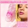 LANGMANNI Hydrating Lip Glow Oil,Moisturizing Nourishing Lip Oil,Light Colour Gloss Tinting And Non-sticky Lip Oil For Dry Lips Lip Care (Color Changing 1Pcs)