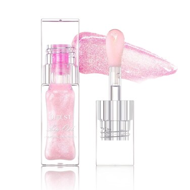 LANGMANNI Hydrating Lip Glow Oil,Moisturizing Nourishing Lip Oil,Light Colour Gloss Tinting And Non-sticky Lip Oil For Dry Lips Lip Care (Color Changing 1Pcs)