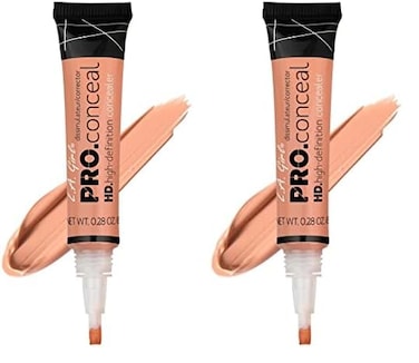 L.A. Girl HD Pro.Conceal, Peach Corrector GC994 (Pack of 2)