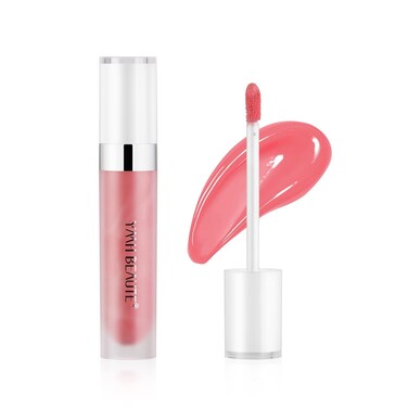 Liquid Blush Cream Blush Makeup, Pigmented, Lightweight, Breathable, Sheer Flush, Waterproof, Long-Wearing, Natural-Looking Dewy Cheek Tint (Peach Pink 03)