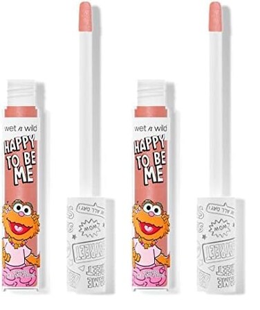 wet n wild x Sesame Street, Happy To Be Me Lip Gloss Fun-Sized (Pack of 2)