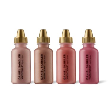 WATERCOLOUR LIQUID BLUSH &amp; ILLUMINATOR SET &ndash; Customizable 4-Piece Kit, Lightweight &amp; Water-Resistant, Buildable Shades for Cheeks &amp; Lips&ndash; Long-Lasting, Blendable Makeup