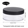 AKOAK Capacity 50 ml(1.69 oz) Empty Reusable Plastic Loose Powder Compact Container DIY Makeup Powder Case with Sifter and Lined Screw Lid,Pack of 1