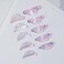 Troocolor Lash Lift Shields, 10Pcs Reusable Soft Eyelash Perm Curler for Lash Lift Kit with Shell Style Ancillary Eyelash Curl Lash Lift Pads (Pink)