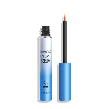 Lash Serum - 4ml Eyelash Enhancing Serum, W3W Eyelash Serum for Eyelash Thicker, Stronger, Longer Suitable for Lashes &amp; Brows（Light Blue）