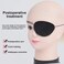 YGDZ Eye Patch, 12pcs Soft Felt Eye Patches for Adults Kids, Adjustable Single Eye Mask for Lazy Eye, Black