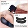 Lash Color Kit, Lomansa Black Color Kit for Eyelash and Brow, Eyelash &amp; Eyebrow Color Set, Lasts Up to 4 Weeks, Easy to Use at Home Salon